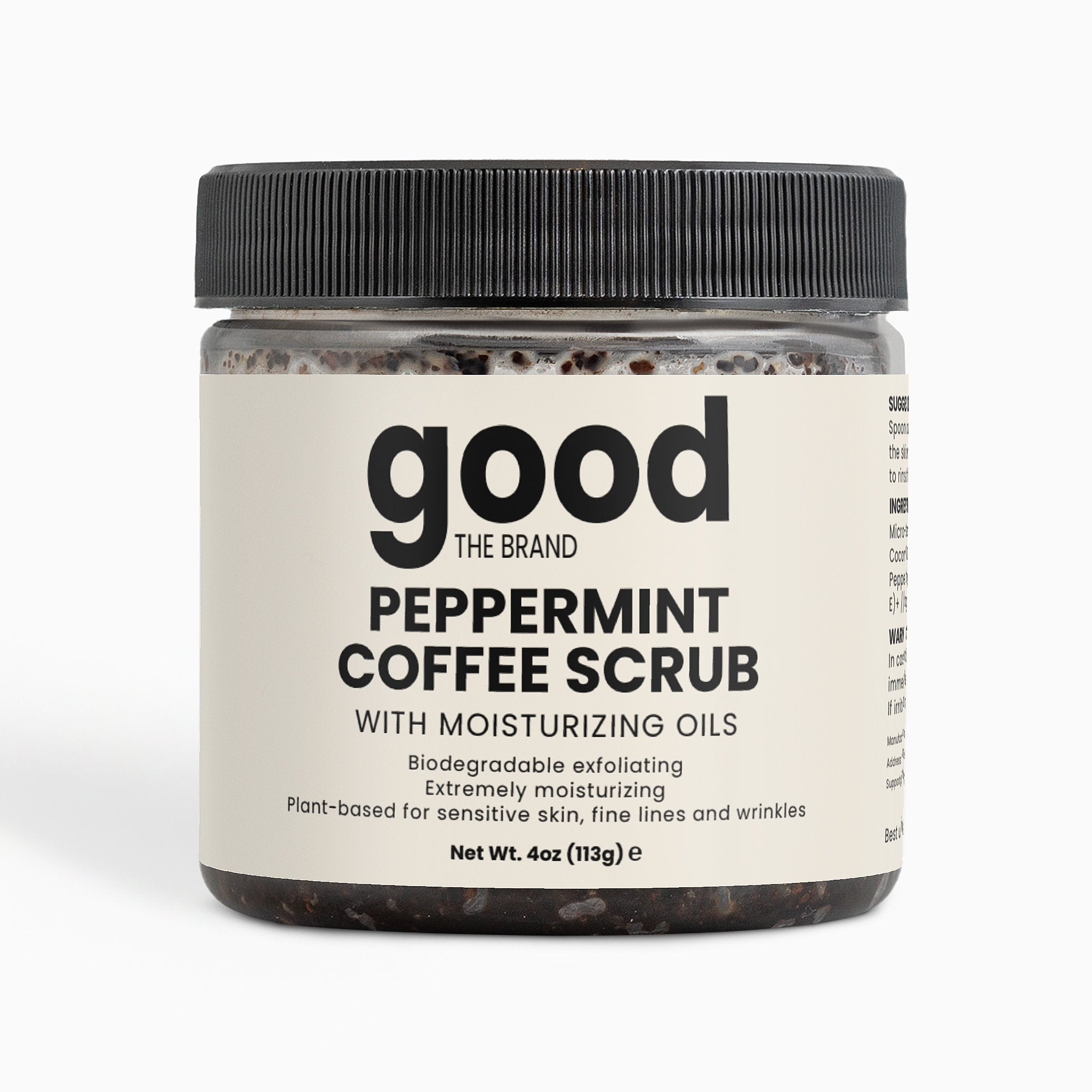 Peppermint Coffee Scrub
